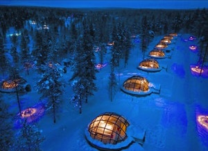 Open  Dreamy Finnish igloo